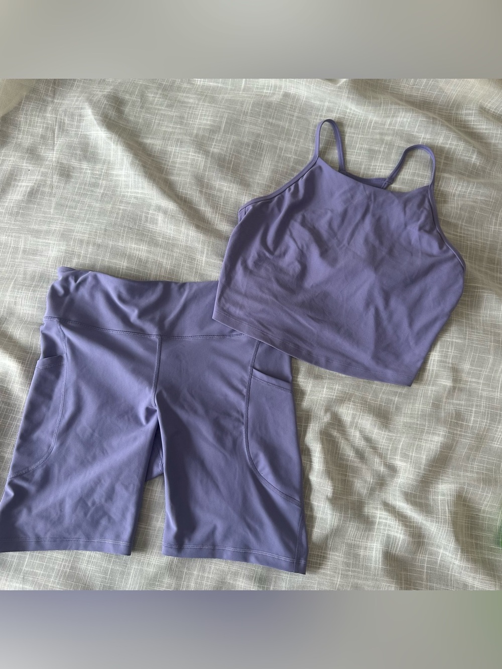 Old Navy Active Purple Workout Set Size L